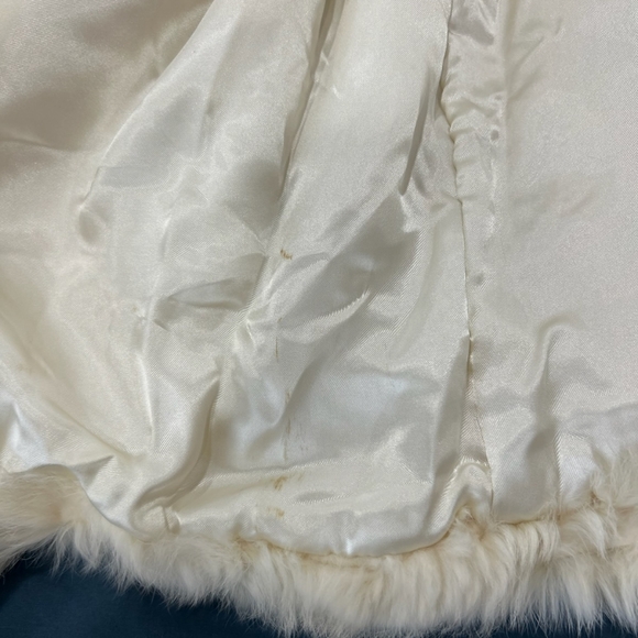 80s Vintage Glam Rabbit Fur Coat - Picture 6 of 15